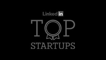 LinkedIn Top Startups Gray Logo